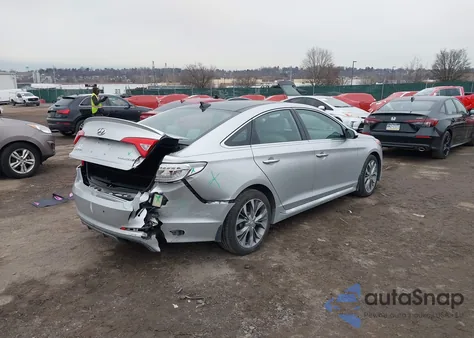 2017 Hyundai Sonata Limited 2.0T из США, поврежденный, VIN 5NPE34AB4HH571879